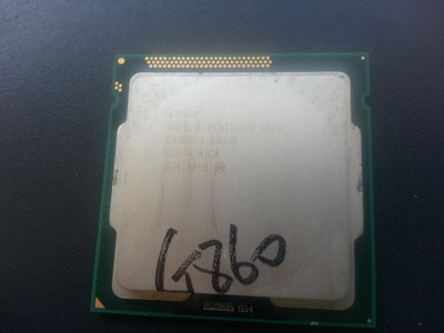 【 創憶電腦 】Intel Pentium G860 3.0G 1155腳位 雙核心 直購價80元