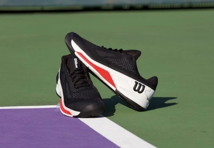 【曼森體育】Wilson Rush Pro 4.0 男 網球鞋 黑白極致款 全場地 頂級創新