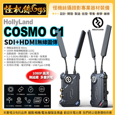 24期 現貨 HollyLand猛瑪COSMO C1 SDI+HDMI無線圖傳1080P高清 無延遲 多重供電 公司貨