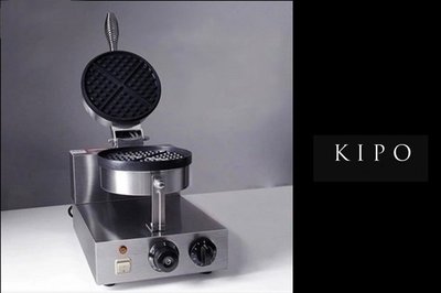 KIPO-商用 專業用 單頭 鬆餅爐 咖啡廳專用 鬆餅機 溫控 不鏽鋼 華夫爐 雪糕皮機  KEE0011S5A