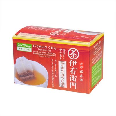 Miki小舖?日本進口 日本京都福壽園 伊右衛門 烘焙茶 - 茶包2gx20包(盒裝)