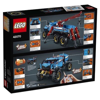 BOxx潮玩~美版LEGO樂高 42070 科技系列6x6全地形卡車2017新品益智積木玩具現貨 可遙控