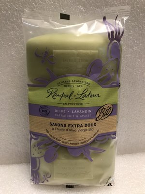 南法香頌 歐巴拉朵 薰衣草橄欖精油皂 150g （袋裝3入）