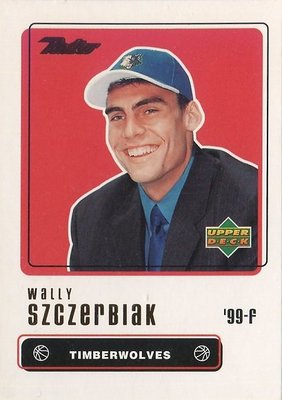 (T)帥哥射手 Wally Szczerbiak 1999-00 UD Retro RC 新人卡