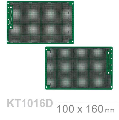 『聯騰．堃喬』KT-1016D 100 x 160 mm 雙面 50 x 36 孔 FRP  PCB板 萬用電路板