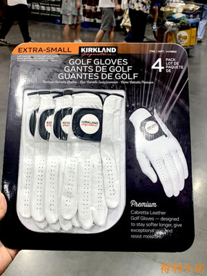 得利小店左手 kirkland科克蘭高爾夫手套*4印尼產Golf Gloves開市客Costco
