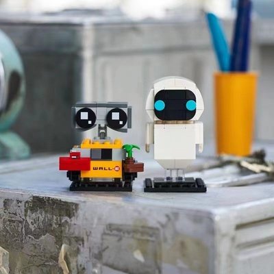 兼容樂高機器人總動員拼裝積木瓦力與伊娃兒童玩具禮物