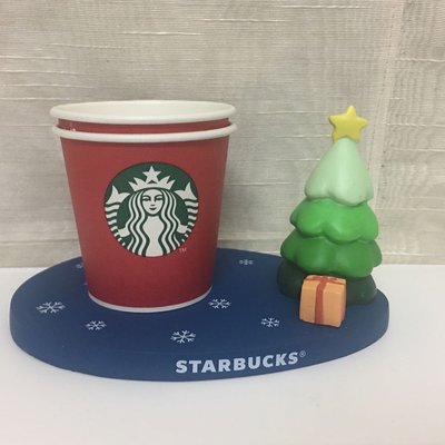 星巴克 耶誕樹 杯墊 2017 聖誕 禮物 全新 有sku 有紙盒 線上 獨家商品 限量