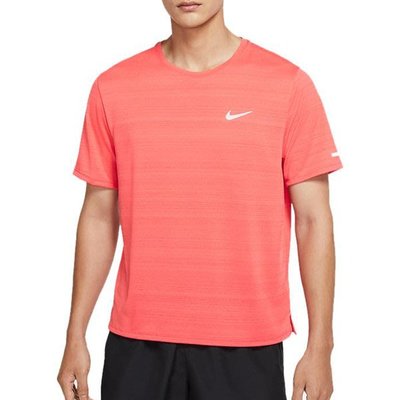 【NIKE】~ MILER 男跑步上衣 慢跑 短袖T恤 圓領衫 吸濕排汗 快乾 CU5993-814 橘色