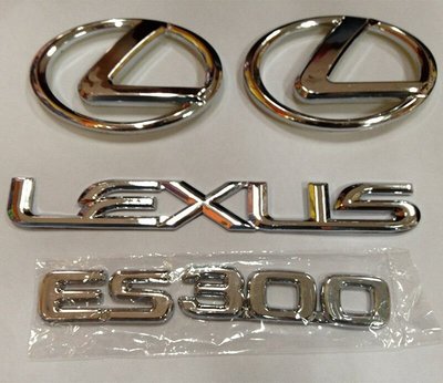 Lexus 凌志車標標誌ES300 Lexus 凌志套標 改裝標車 ES300 Lexus 全車標志 前標 後標