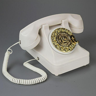 【現貨】24H出貨座機 電話機 辦公電話機 新品包郵歐式仿古老式古董創意酒店客房家用有線固定電話機座機