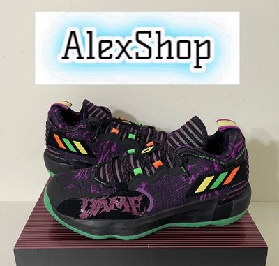 艾力克斯 ADIDAS DAME 7 EXTPLY GCA 男 H67750 黑紫 LILLARD雷納德籃球鞋ㄇ8上7