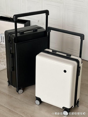 祁祁日本高級貨加厚寬拉桿個性行李箱20寸旅行密碼鎖拉桿箱男女24