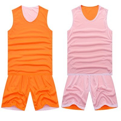 一套370 雙面球衣球褲 橘白 籃球衣 籃球褲 籃球裝 籃球服 網眼 網狀 可 印名印號 DV NIKE 玩大學 可參考
