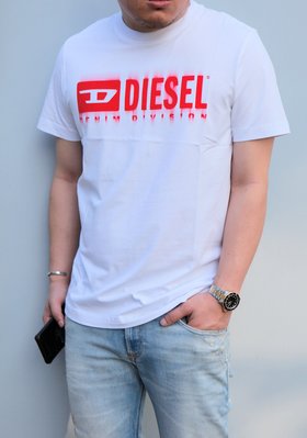 DIESEL 23FW T-DIEGOR-L6 白色 短袖 輕磅 Logo T-SHIRT