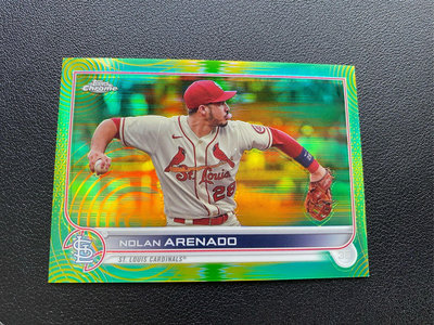 MLB Nolan Arenado  topps chrome sonic 綠波紋 限量/99 納豆 紅雀隊