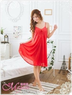 [瑪嘉妮Majani]日系中大尺碼睡衣-巴黎薔薇(紅) 寬鬆 舒適 居家 特價299 現貨 可超取刷卡 jc-241