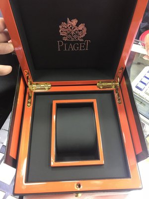 Suki~ 全新 原版代用款 piaget 伯爵 皮面木質內框 錶盒套裝 錶盒