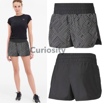 【Curiosity】PUMA 3吋運動短褲附內褲襯褲 綠色 歐規XS $1280↘$899