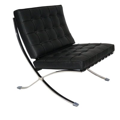 特價北歐巴塞羅那椅子Barcelona Chair現代真皮沙發設計師單人休閑椅