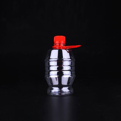 【熱賣下殺】500ml毫升塑料瓶 帶蓋級透明加厚大口一次性pet一1斤裝空酒瓶