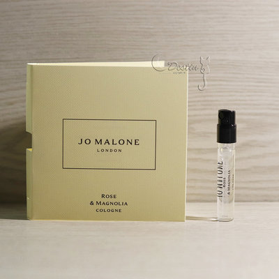 Jo Malone 祖馬龍 玫瑰與星玉蘭 ROSE &amp; MAGNOLIA 中性古龍水 1.5ml 試管香水 全新
