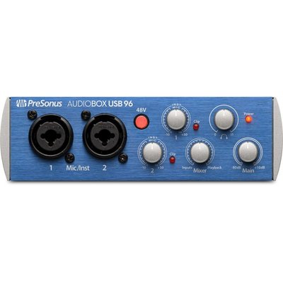 Presonus AudioBox USB 96 錄音介面/錄音界面 最高取樣頻率24-bit-96 kHz【原廠公司貨