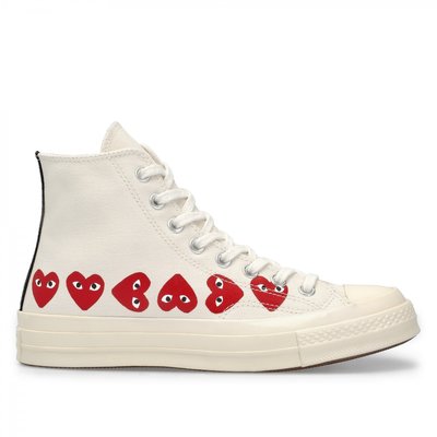 【日貨代購CITY】 川久保玲 Converse Multi Heart Chuck Taylor High 帆布鞋