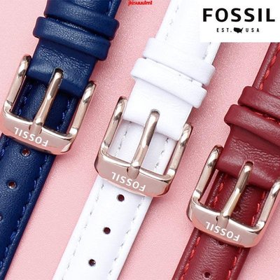 森尼3C-（）FOSSIL手錶帶女 真皮錶帶 化石ES3737/3795/3843/4385/4386/4338-品質保證