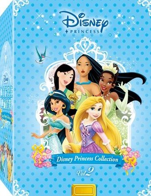 [藍光先生DVD] 迪士尼公主典藏套裝 (二) 六碟版 ( 得利正版 ) 阿拉丁、風中奇緣、花木蘭、公主與青蛙、魔髮奇緣