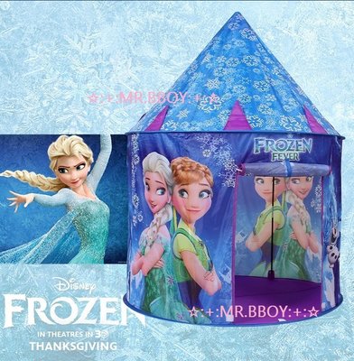 ☆:+:MR.BBOY:+:☆冰雪奇緣Frozen Elsa & Anna公主城堡兒童帳篷、球屋、迪士尼 Disney
