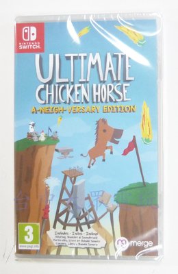 Switch NS 超級雞馬 鄰居版 Ultimate Chicken Horse (中文版) 全新商品【台中大眾電玩】