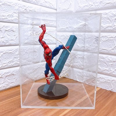 【積木城市】壓克力展示盒 透明 A017 適用 蜘蛛人 公仔 景品 模型 玩具 防塵 收納 公仔收納盒