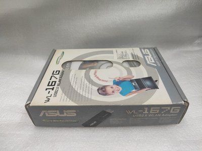 華碩 ASUS WL-167g USB WLAN Adapter Wi-Fi 接收器+64M 隨身碟 二合一