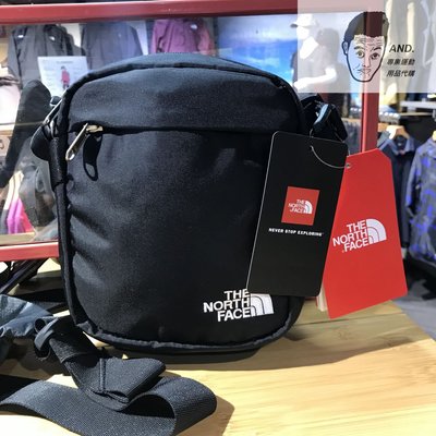 【AND.】THE NORTH FACE  北臉 側背包 小背包 基本黑白  NF0A3BXB