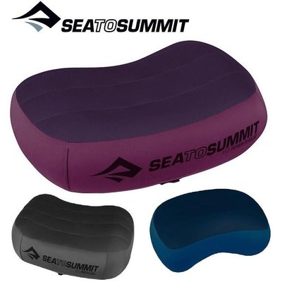 【Sea to Summit】APILPREML『加大版/充氣枕/50D/114g』舒適充氣枕頭 吹氣枕 飛機枕