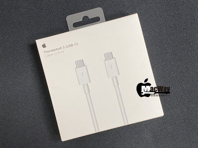 麥威蘋果! 全新 Thunderbolt 3 (USB‑C) 連接線 (0.8 公尺) !!!