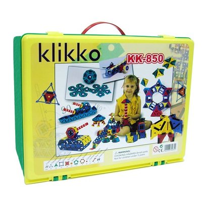 KLIKKO 工程智慧片 KK-850 ~贈 建構補充包 再送德國數學邏輯桌遊1盒