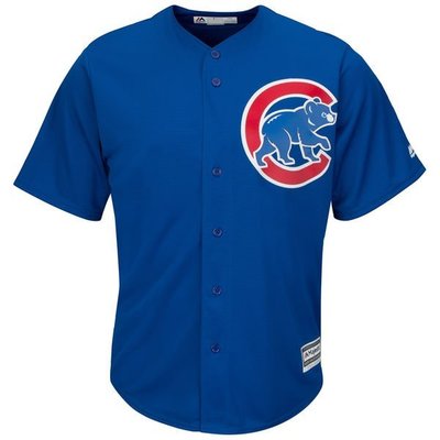 MLB 美國大聯盟 正品 Majestic 芝加哥小熊  Chicago Cubs 棒球衣 背號 藍色 青年版 生日禮