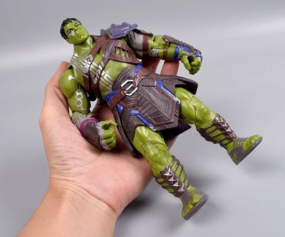 現貨 手辦雷神3綠巨人盔甲版浩克關節可動人偶模型手辦玩具擺件公仔