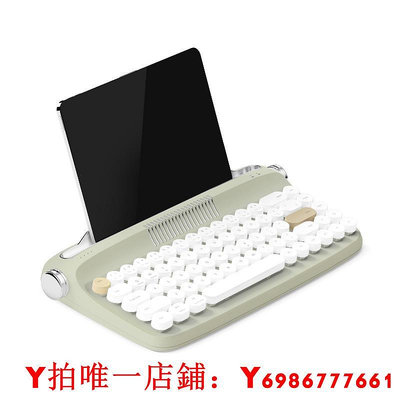 復古打字機actto充電款鍵盤 雙模筆記本電腦手機平板鍵盤