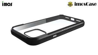 超 免運  imos iPhone11 Pro 5.8 吋 (2019) 美國軍規認證雙料防震保護殼(尊爵黑)