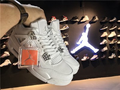 Air Jordan 4 “Pure Money ” 全白 百搭 低筒 休閒運動籃球鞋 男鞋 308497-100