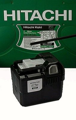 "工具醫院" (底價5500不含稅)日立 HITACHI 原廠電池 36V BSL3626 2.6Ah鋰電池 單售電池 公司貨 特價！
