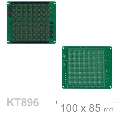 『聯騰．堃喬』KT-896-1 100 x 85 mm 單面 30 x 30 孔 FRP  PCB板 萬用電路板