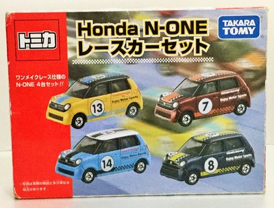 現貨 正版TAKARA TOMY TOMICA 多美小汽車 本田Honda N-ONE車組(內附4台小車)外盒不優美