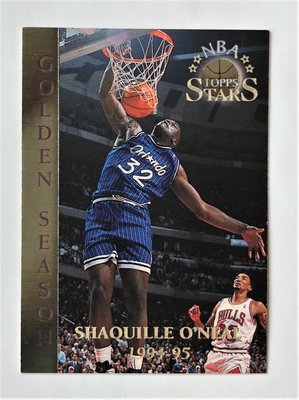 [NBA]1996 TOPPS NBA Stars Shaquille O'Neal  傳奇球星 歐尼爾 球員卡