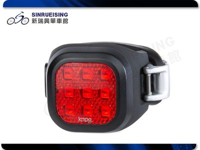 【阿伯的店】Knog Blinder MINI 充電式防水後燈 9LED 100%防水 紅光-黑色#SH1304