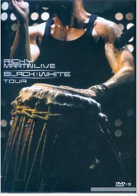 音樂居士新店#Ricky Martin Live Black and White Tour 瑞奇.馬丁07年演唱會D9 DVD