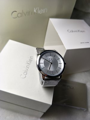 全新正品 calvin klein CK 男錶_K3M21126_DW 米蘭錶帶 40MM 有出女款 23CMM 對錶
